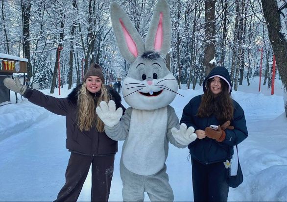 Морозный воздух и яркие улыбки 