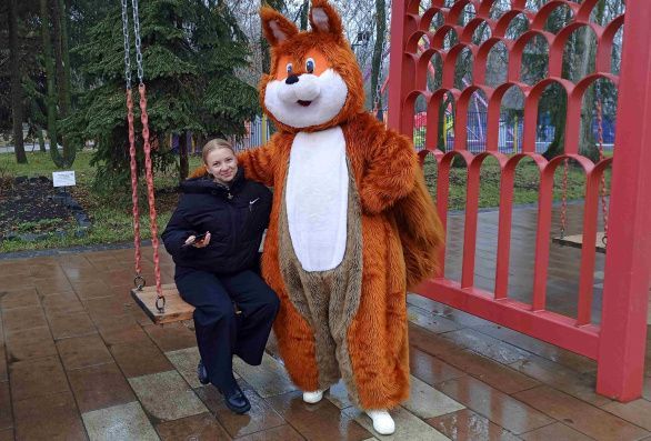 Прекрасный осенний день в парке