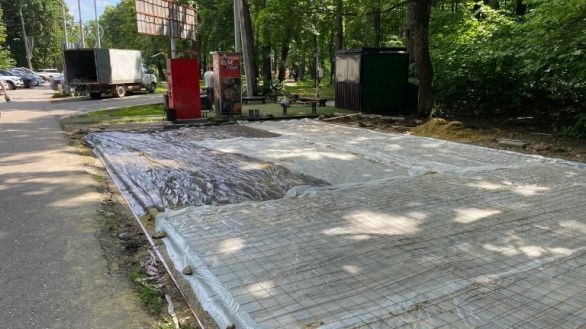 Площадка на Олимпийской аллее для реализации проекта