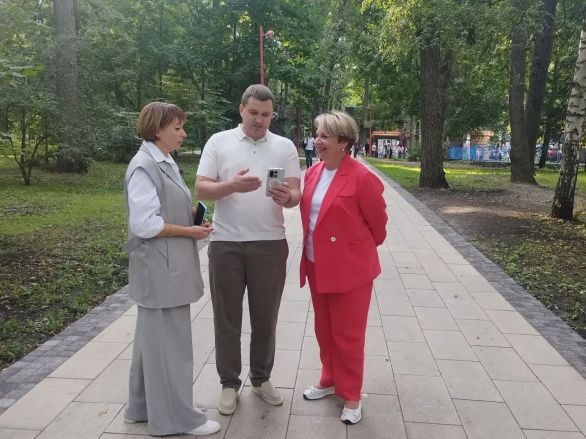 В День знаний парк Белинского посетил