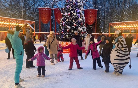 Весёлая новогодняя дискотека 