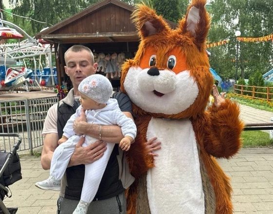 Пушистое чудо в Детском парке! 