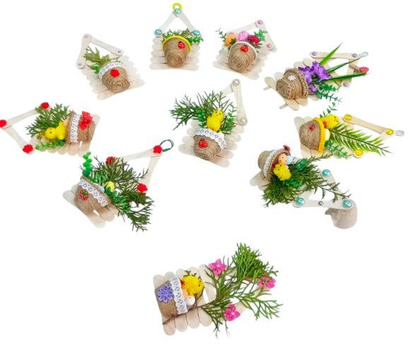 Создаём "Пасхальные домики"