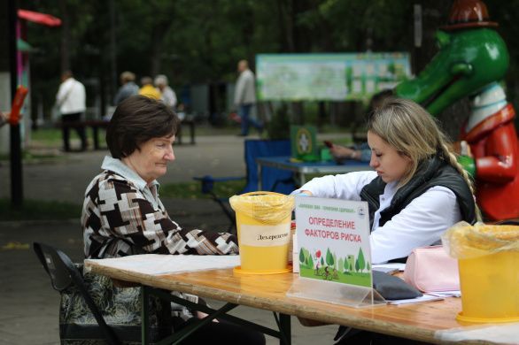 Детский парк стал центром здоровья!  